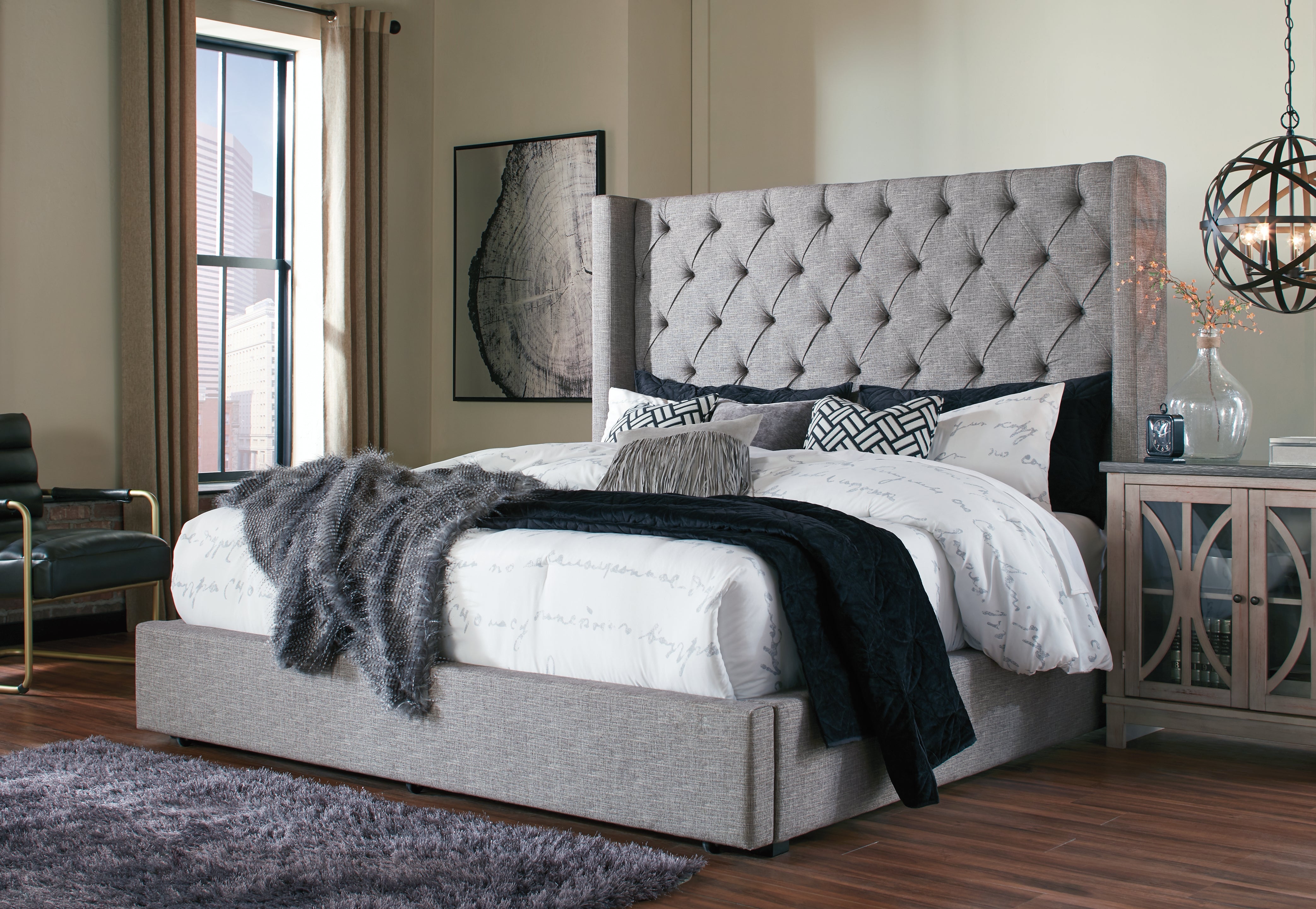 Sorinella Queen Upholstered Headboard - MyWaynesHome #