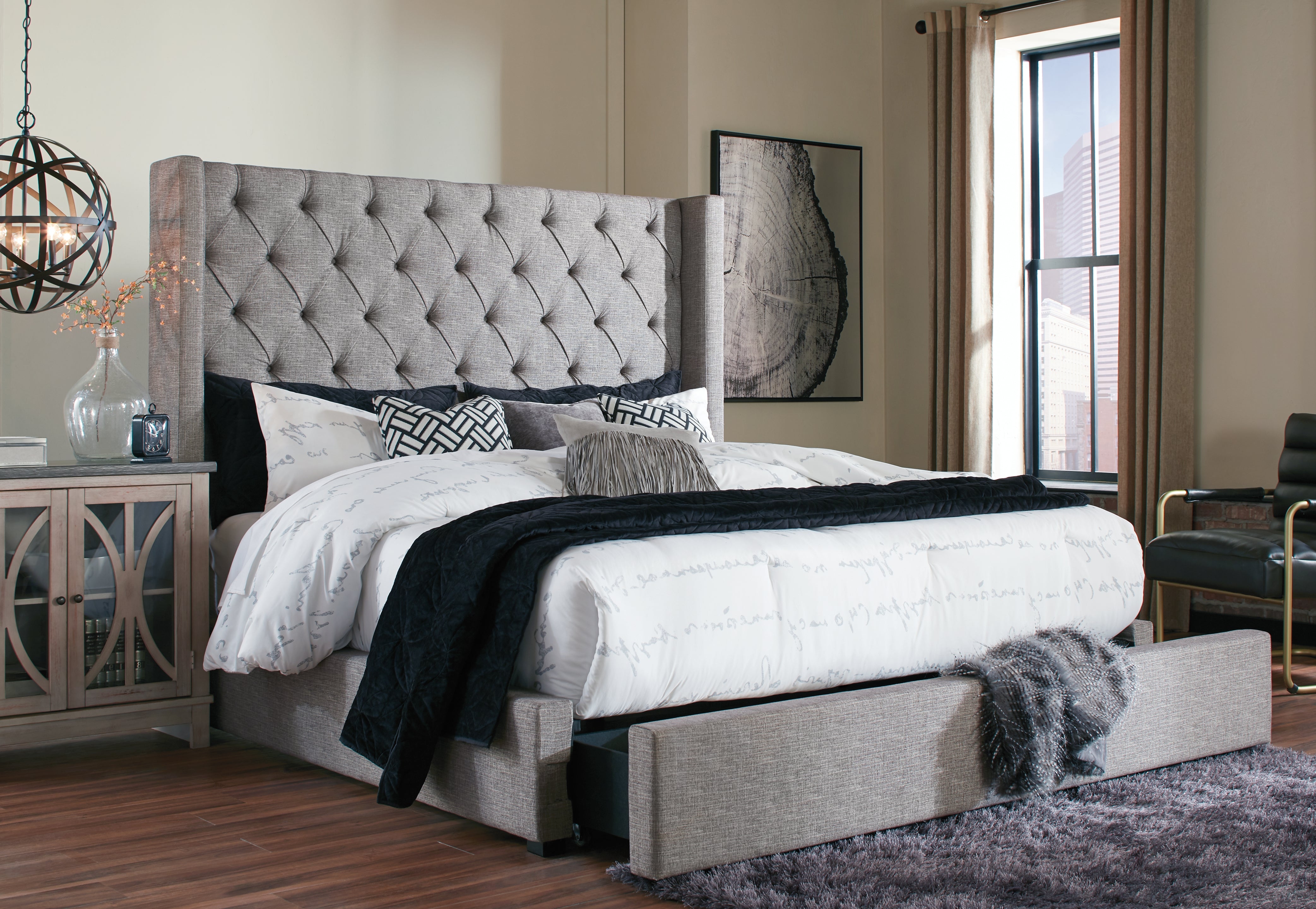 Sorinella Queen Upholstered Headboard - MyWaynesHome #
