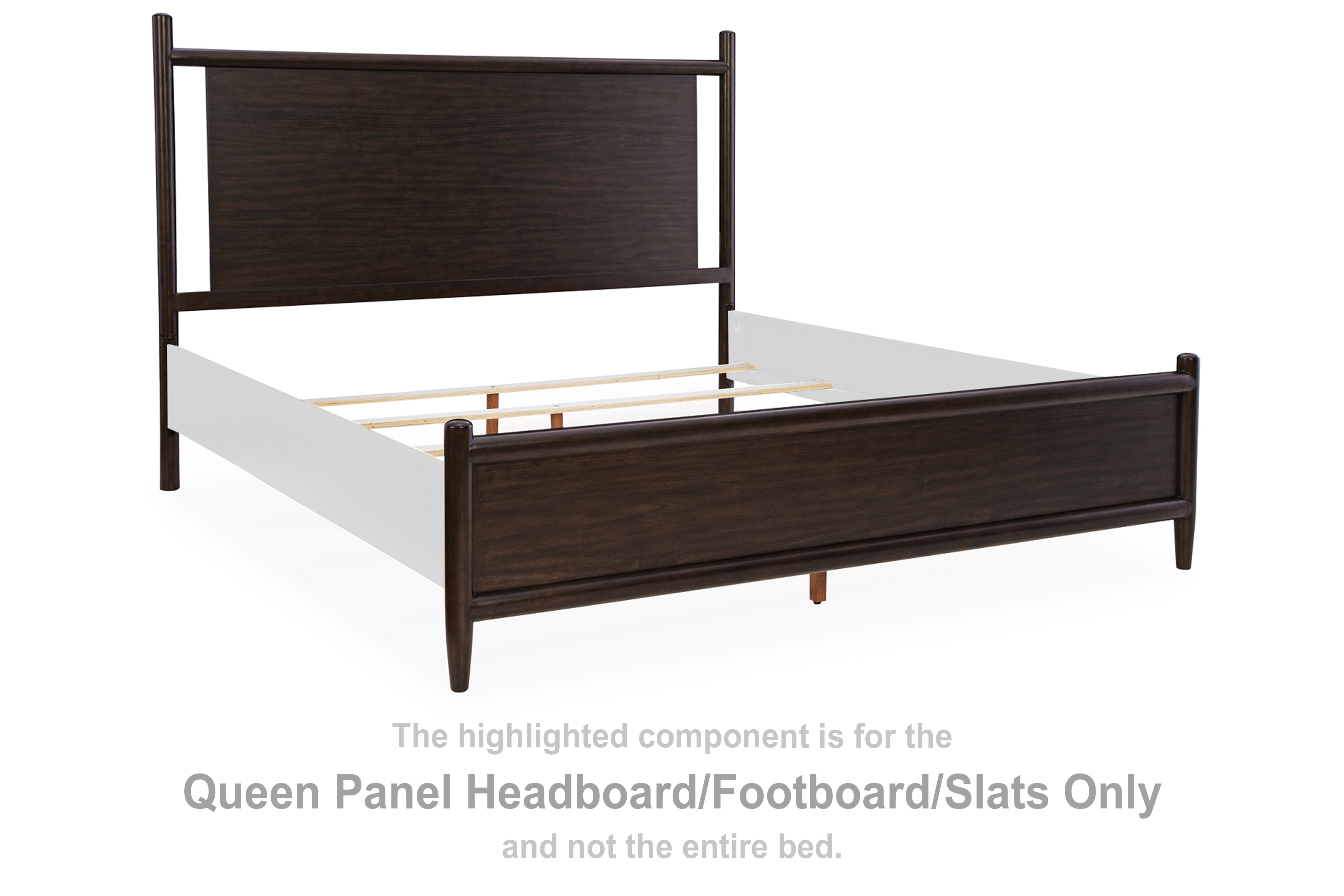 Dantenton Queen Panel Headboard/Footboard/Slats