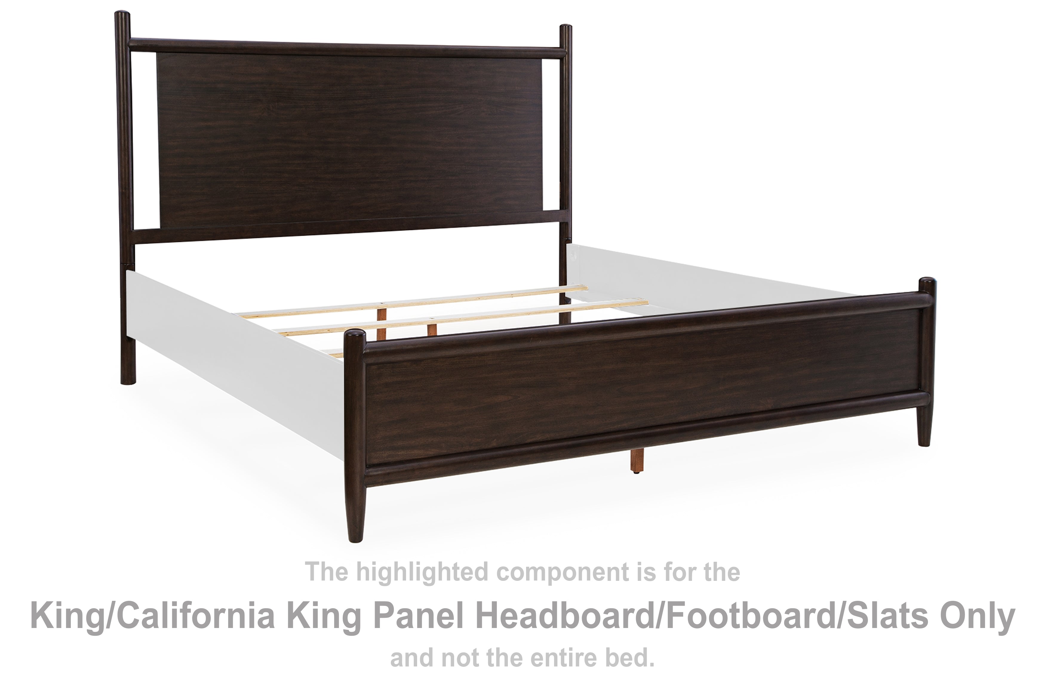 Dantenton King/California King Panel Headboard/Footboard/Slats