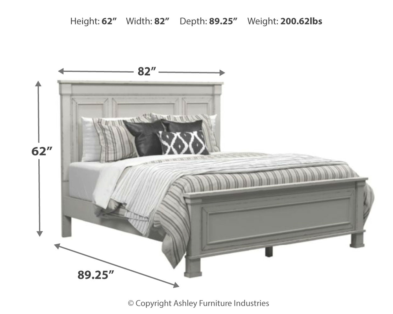 Jennily King Panel Bed - MyWaynesHome #