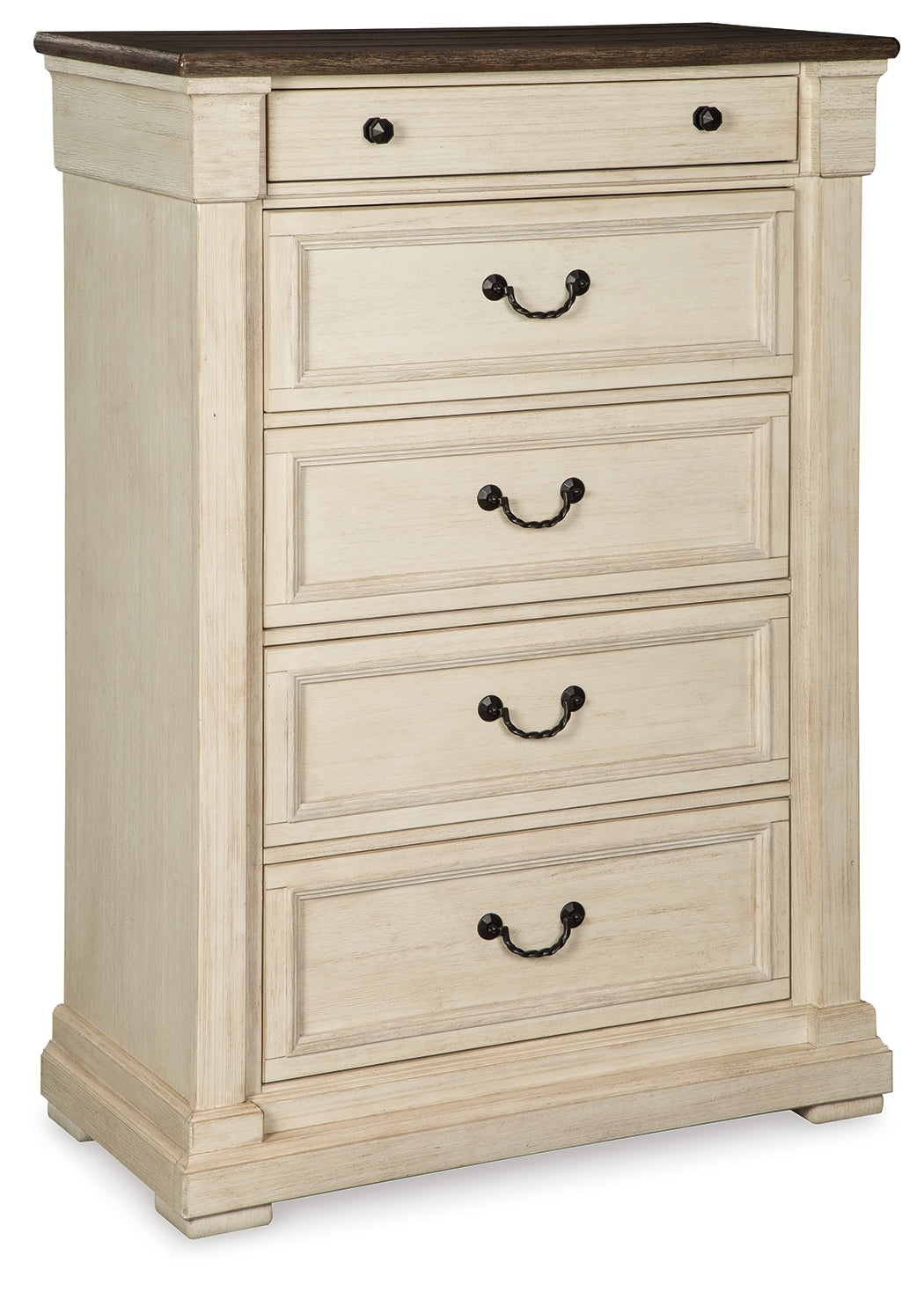 Bolanburg California King Panel Bed, Dresser, Mirror and Chest