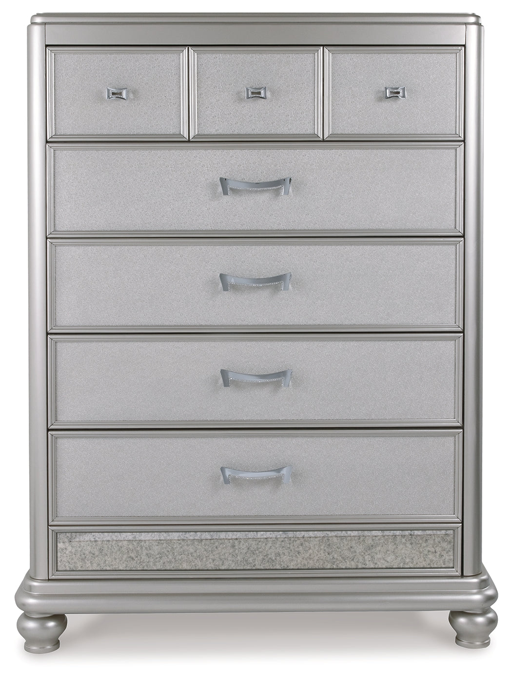 Coralayne Dresser, Mirror, and 2 Chest of Drawers
