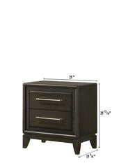 Saratoga Brown Nightstand - MyWaynesHome #