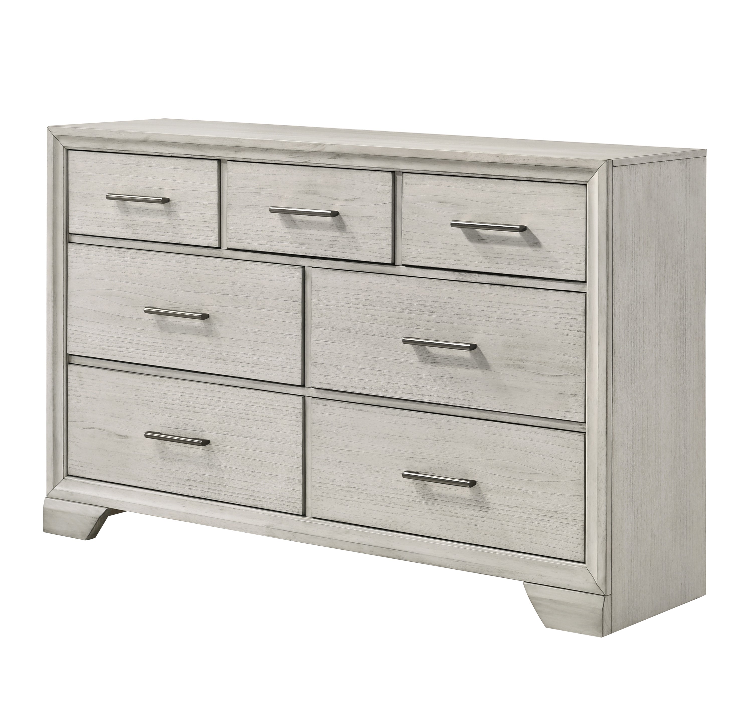 Jaymes White Mist Footboard Storage Platform Bedroom Set - MyWaynesHome #