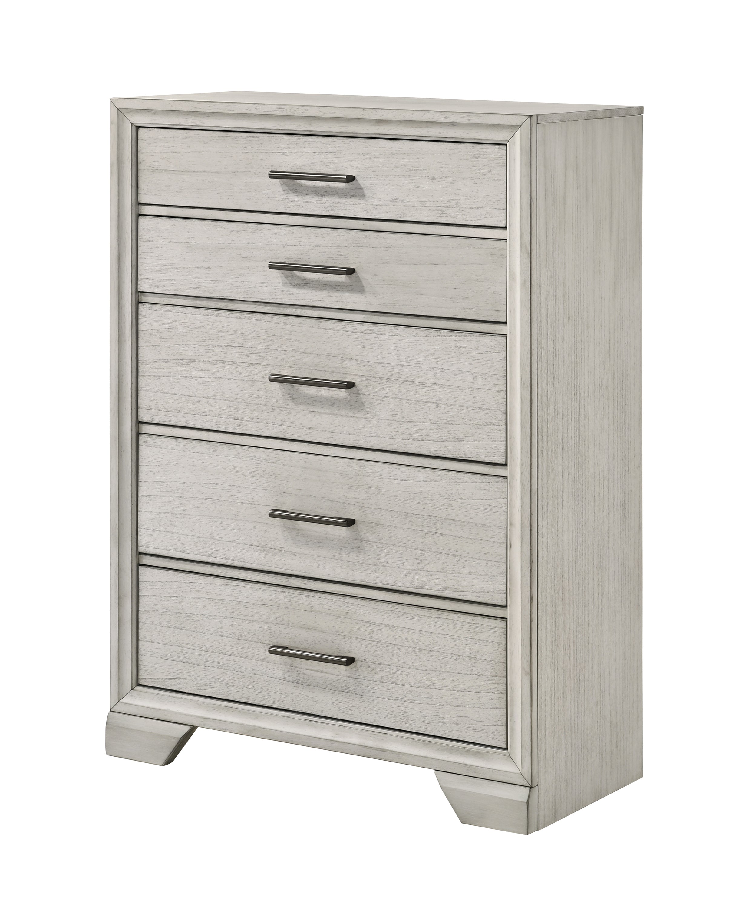 Jaymes White Mist Footboard Storage Platform Bedroom Set - MyWaynesHome #