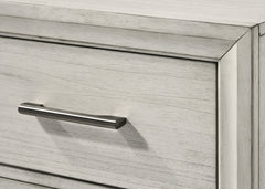 Jaymes White Mist Footboard Storage Platform Bedroom Set - MyWaynesHome #