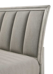 Jaymes White Mist Queen Footboard Storage Platform Bed - MyWaynesHome #