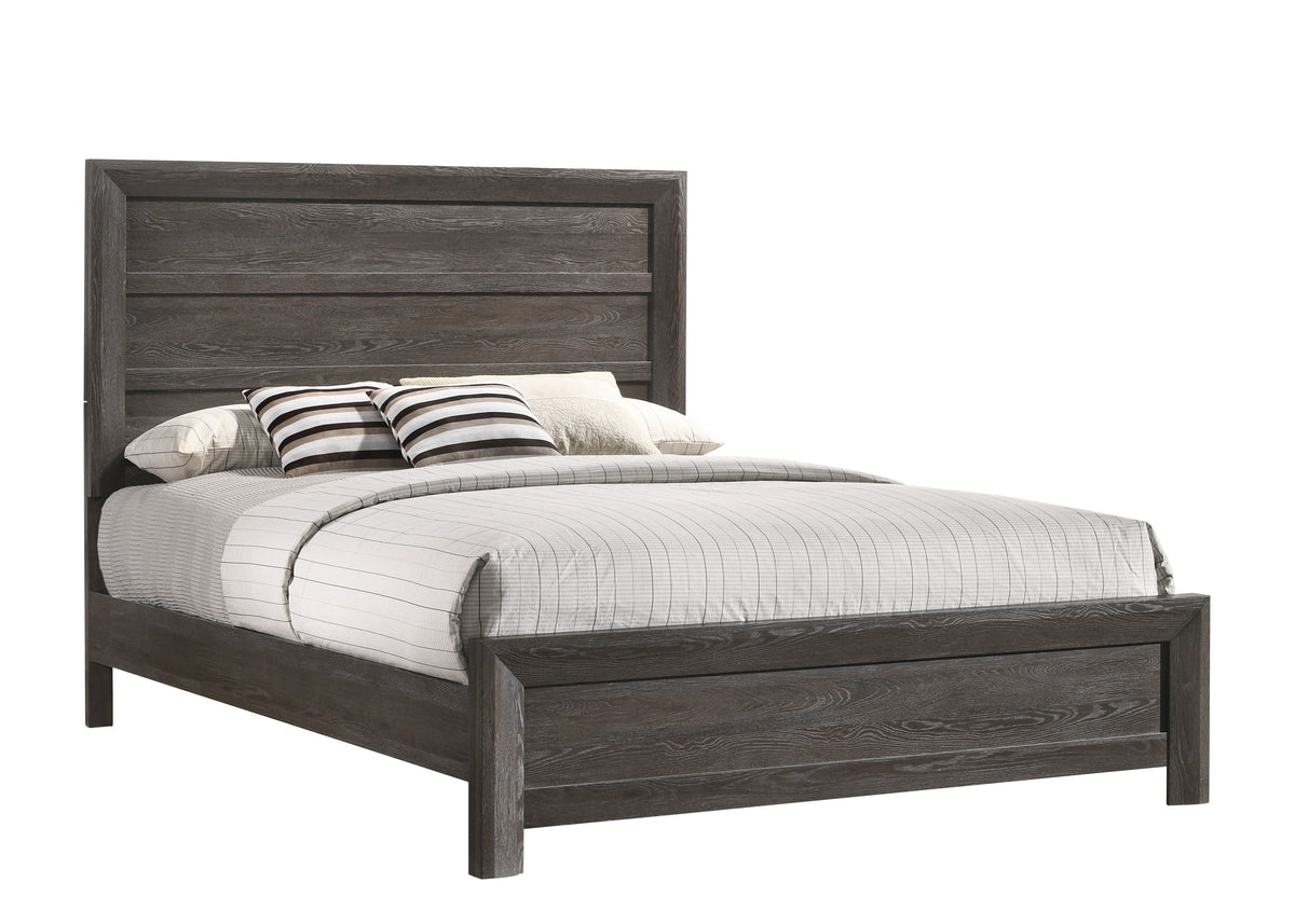 Adelaide Brown King Panel Bed - MyWaynesHome #