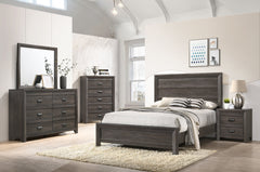 Adelaide Brown King Panel Bed - MyWaynesHome #