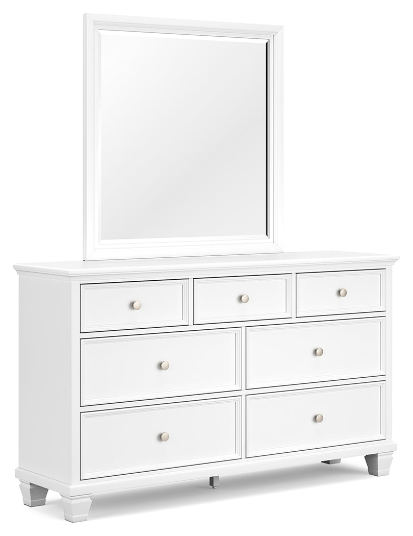 Fortman Queen Panel Bed, Dresser, Mirror and Nightstand - MyWaynesHome #