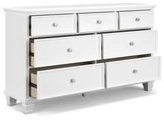 Fortman Full Panel Bed, Dresser and Nightstand