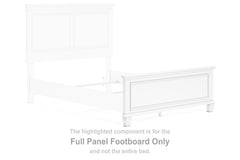 Fortman Full Panel Footboard