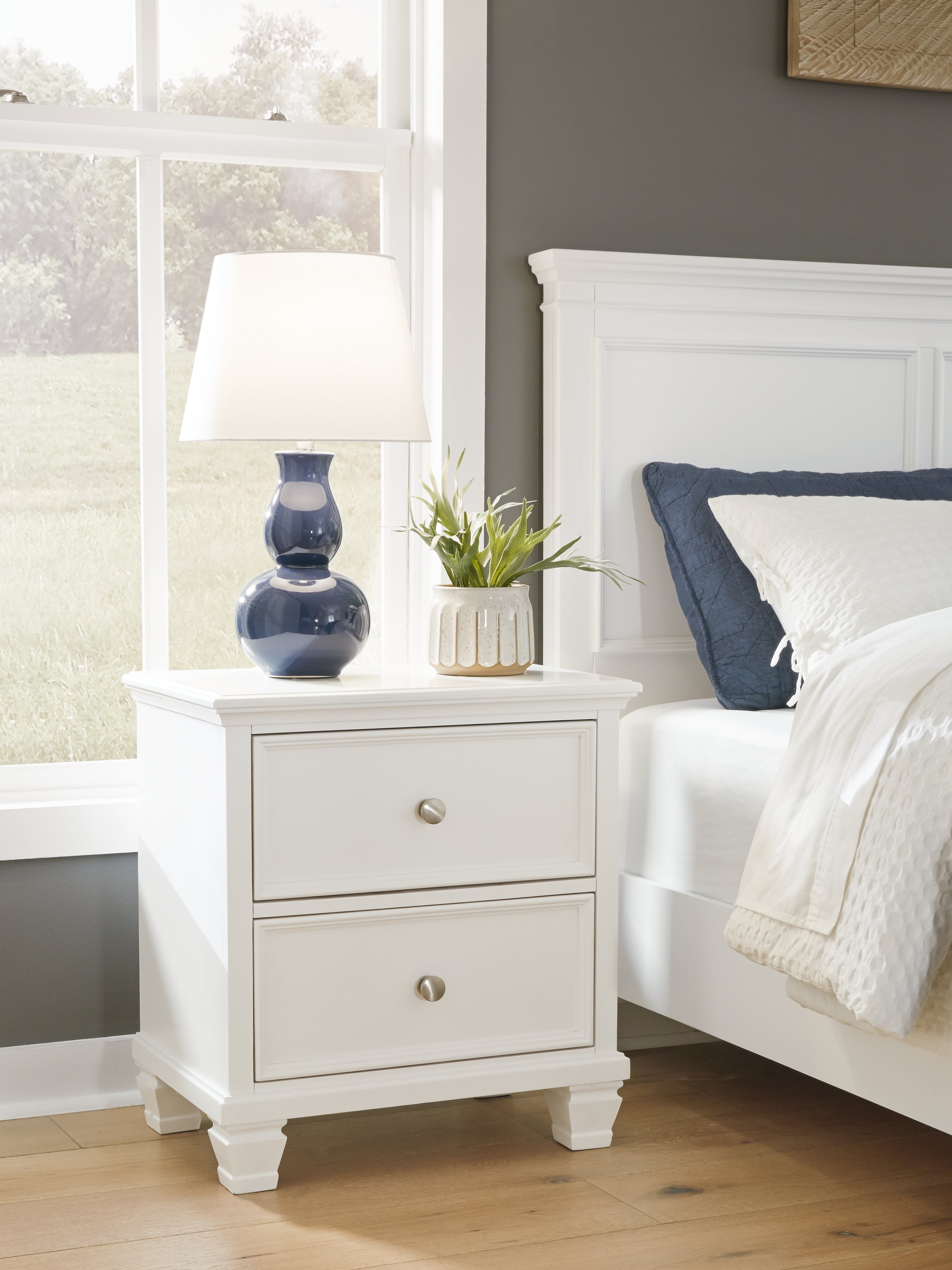 Fortman King Panel Bed, Dresser, Mirror, Chest and Nightstand