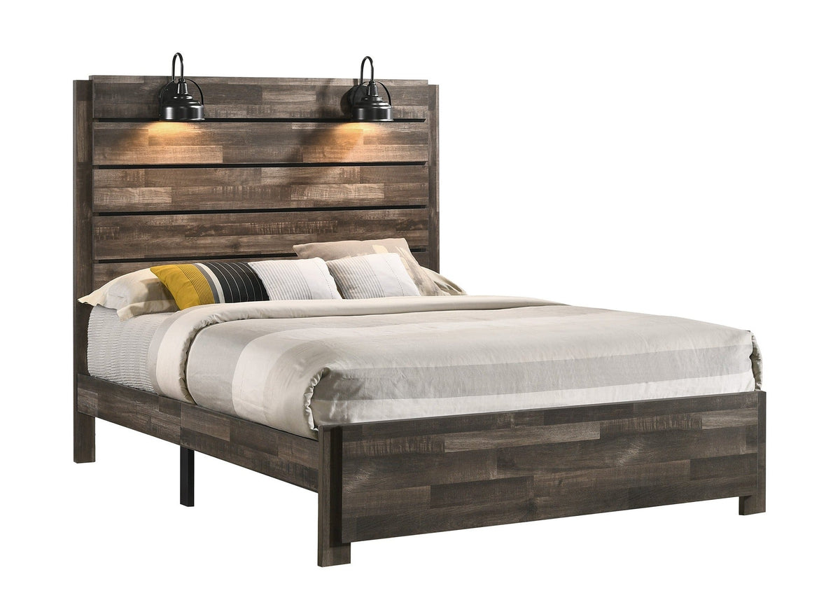 Carter Brown King Platform Bed - MyWaynesHome #