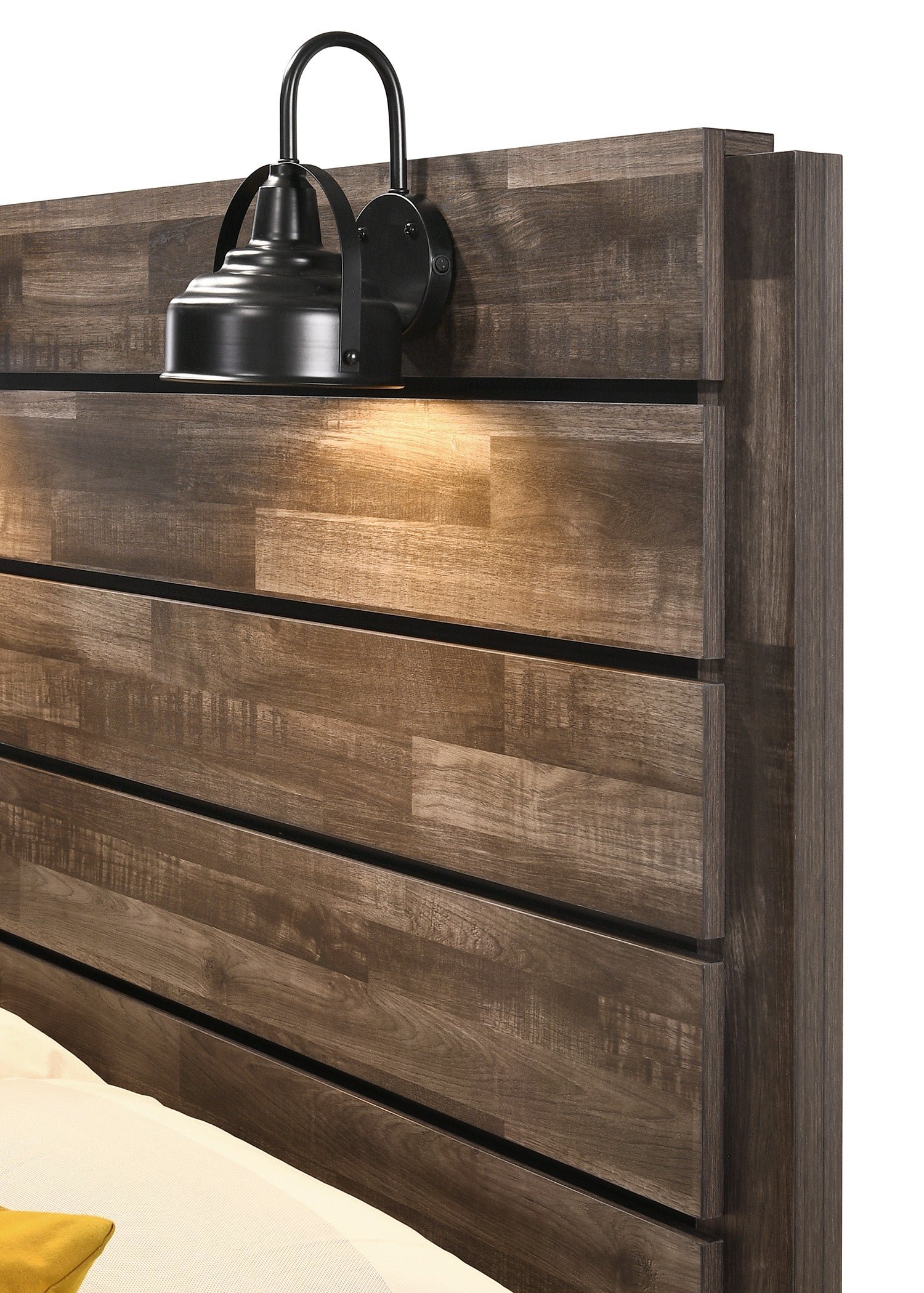 Carter Brown Queen Platform Bed - MyWaynesHome #