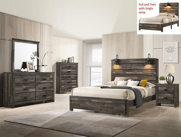 Carter Brown Platform Youth Bedroom Set - MyWaynesHome #