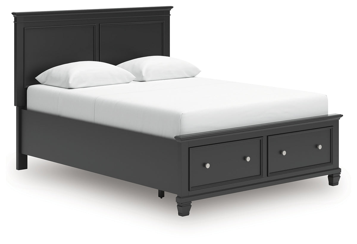 Lanolee Queen Panel Storage Bed
