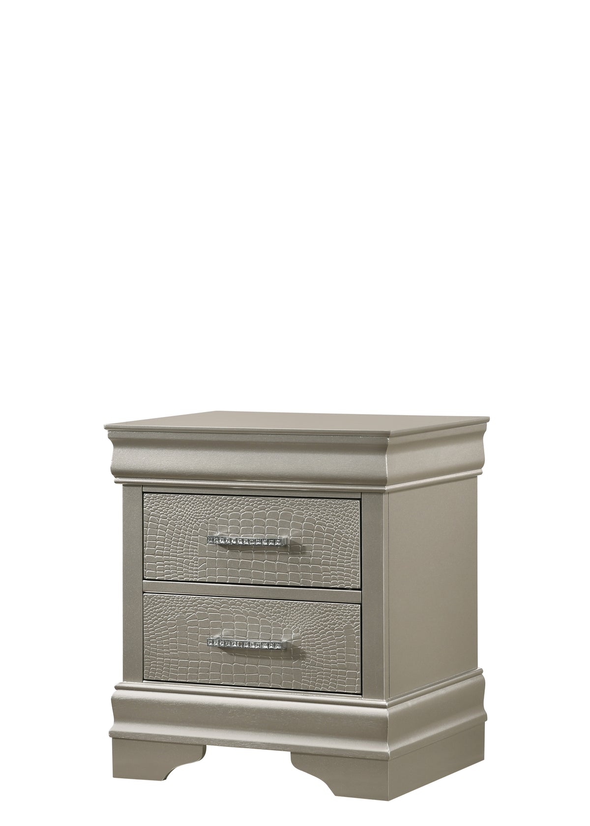 Amalia Champagne Silver Nightstand - MyWaynesHome #