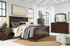 Porter Rustic Brown Panel Bedroom Set - MyWaynesHome #