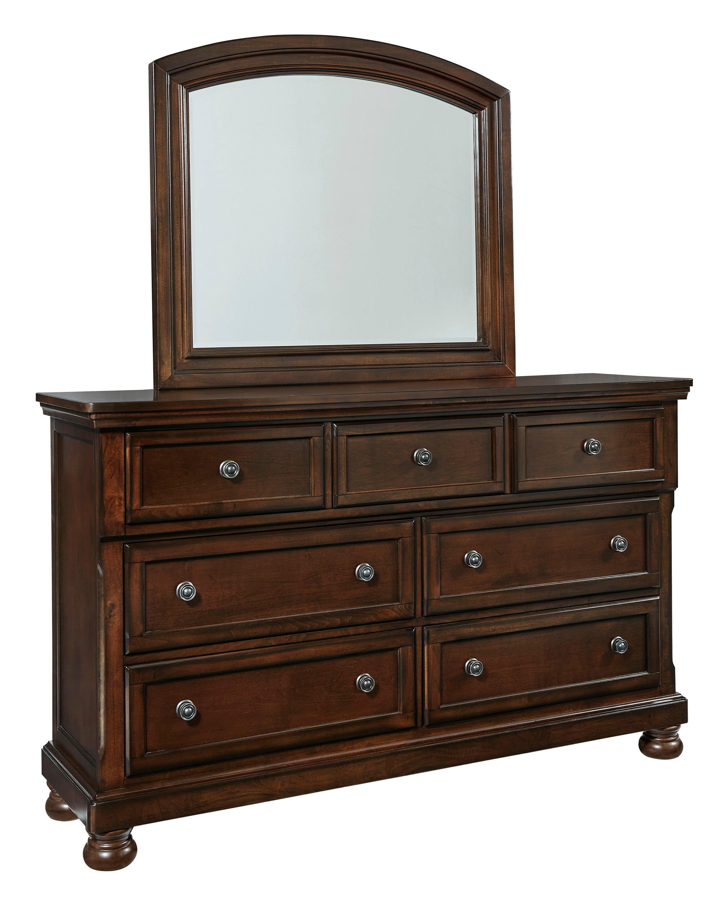 Porter Rustic Brown Footboard Storage Sleigh Platform Bedroom Set - MyWaynesHome #