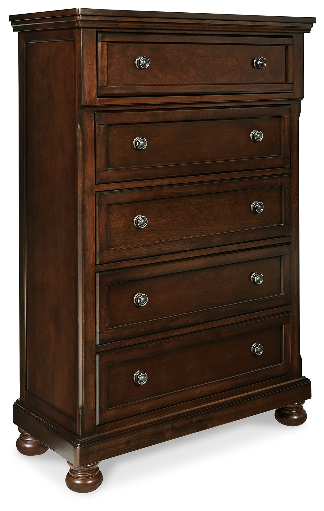 Porter California King Panel Bed, Dresser, Mirror and Chest