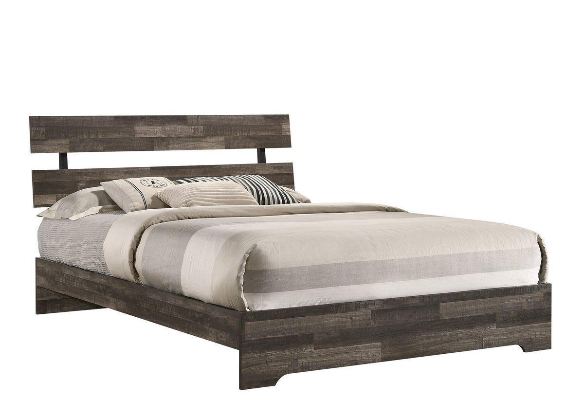 Atticus Brown Full Platform Bed - MyWaynesHome #