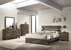 Atticus Brown Full Platform Bed - MyWaynesHome #