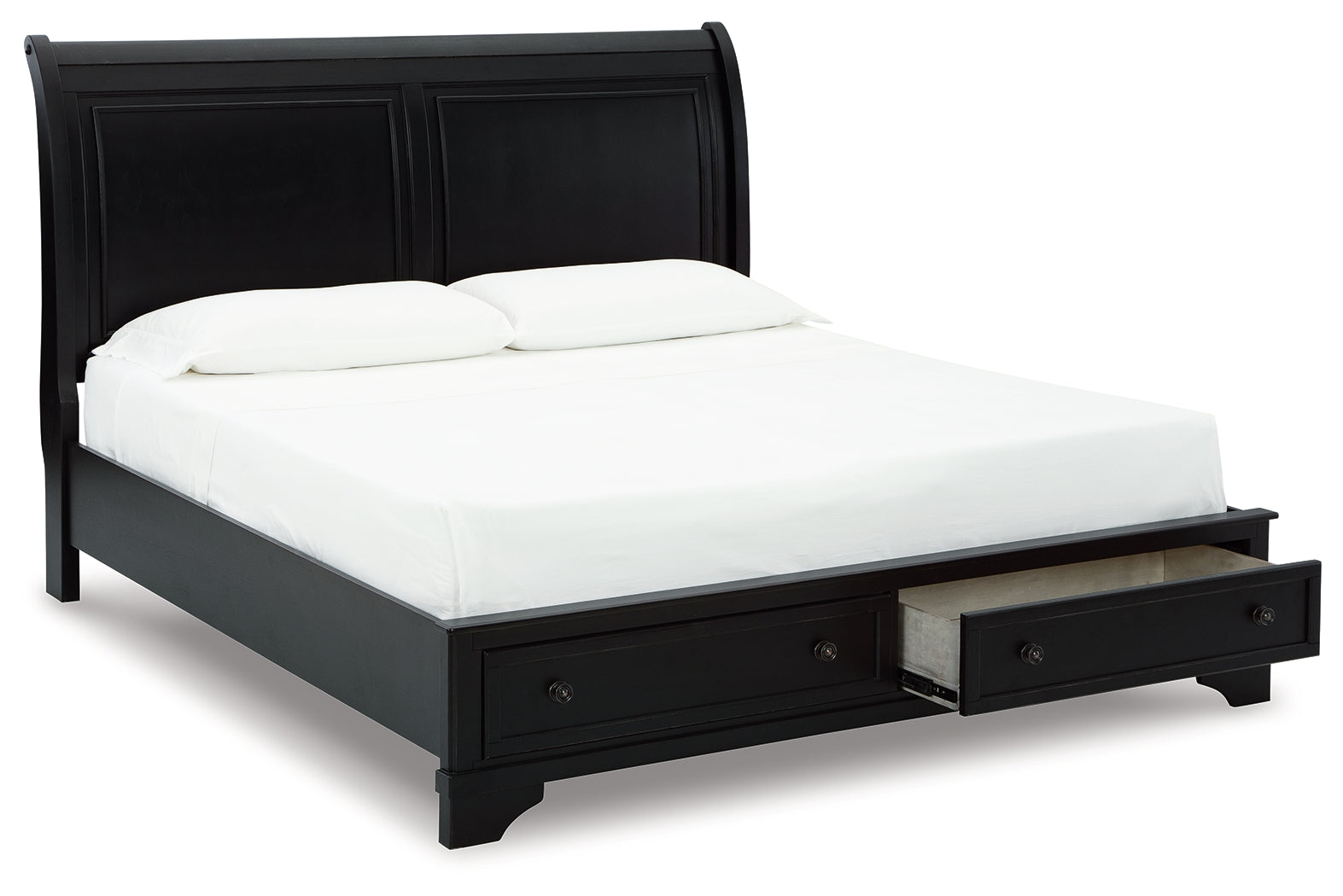 Chylanta California King Sleigh Storage Bed