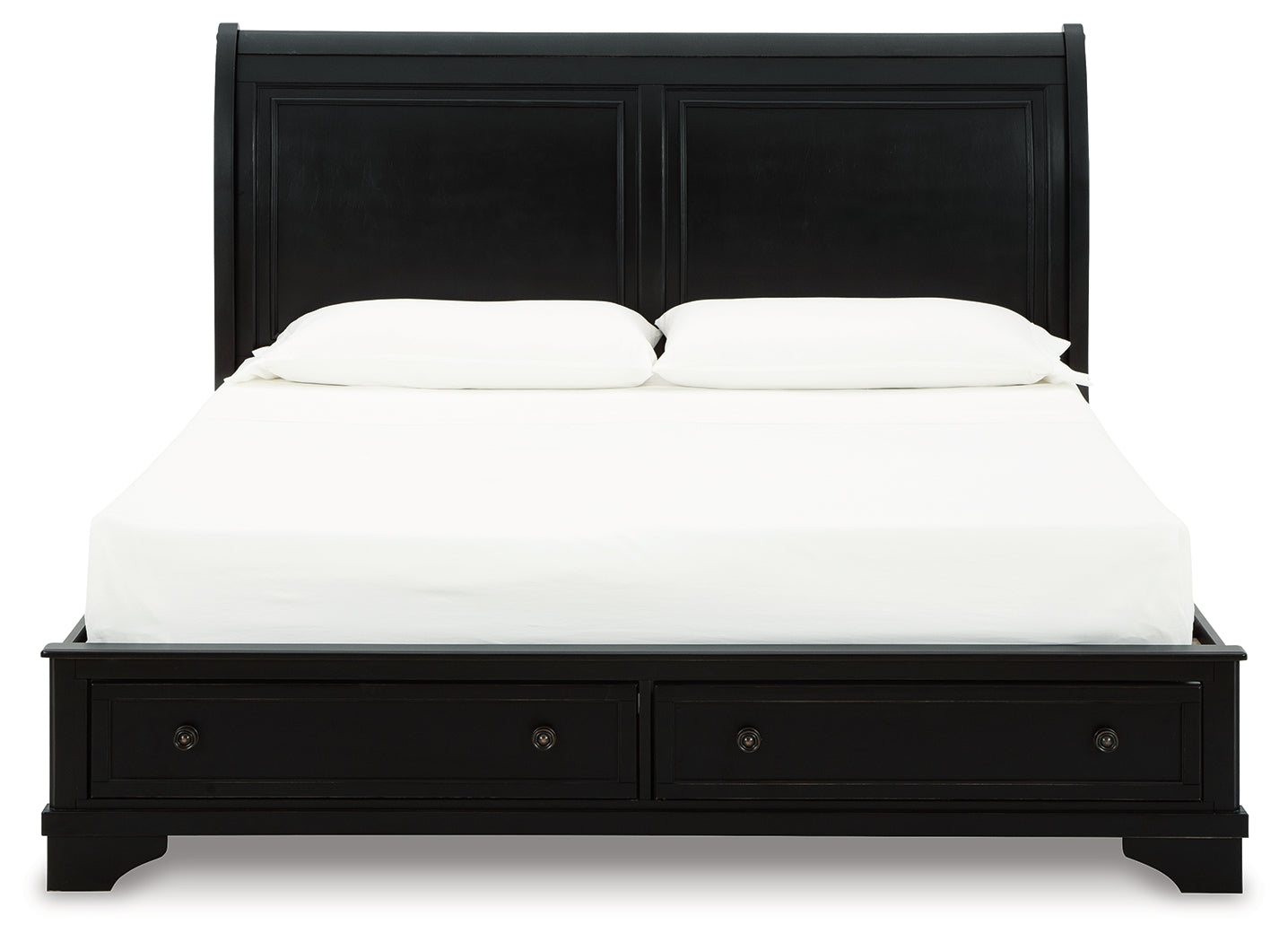 Chylanta California King Sleigh Storage Bed