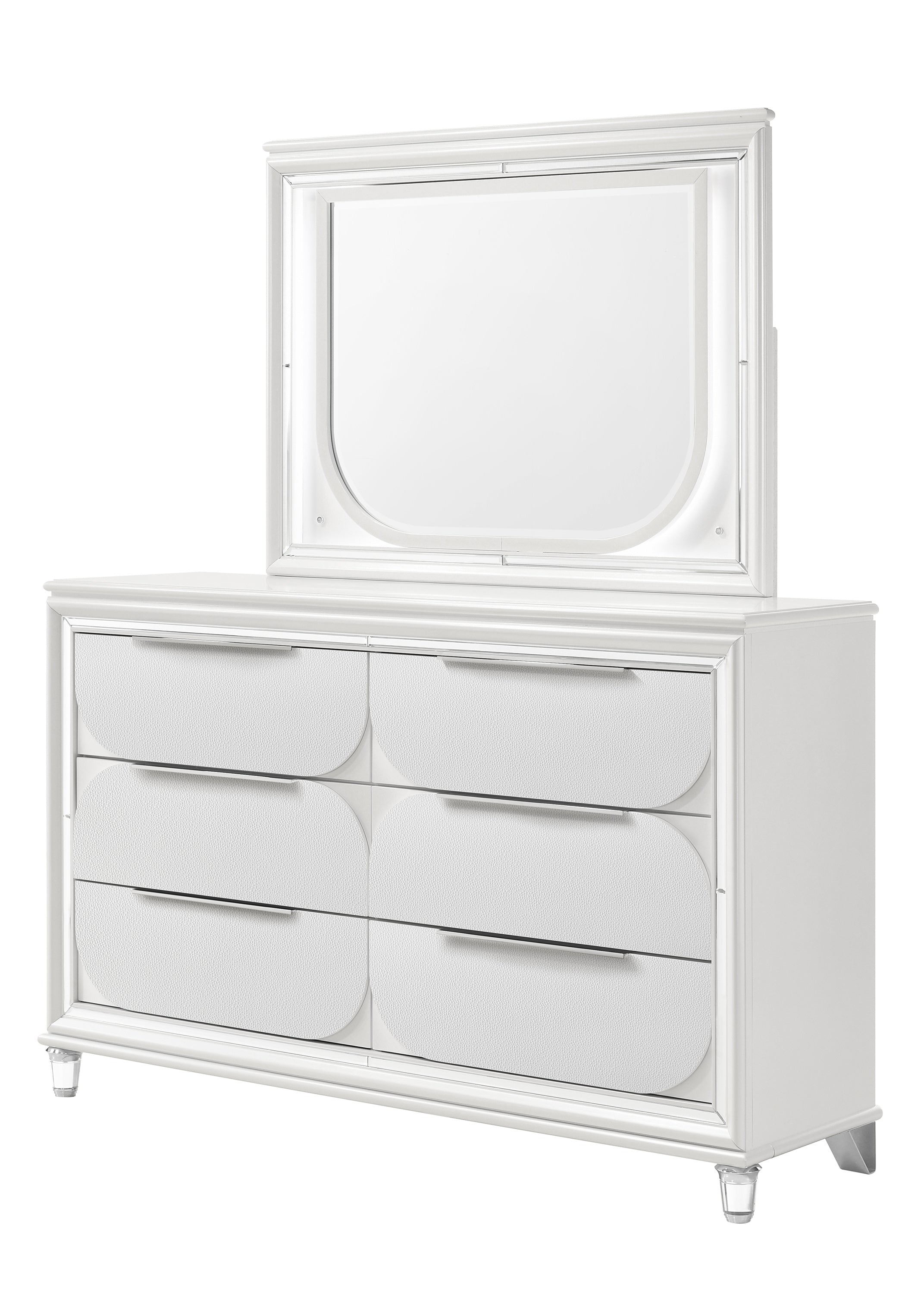 Eden White LED Mirror - MyWaynesHome #