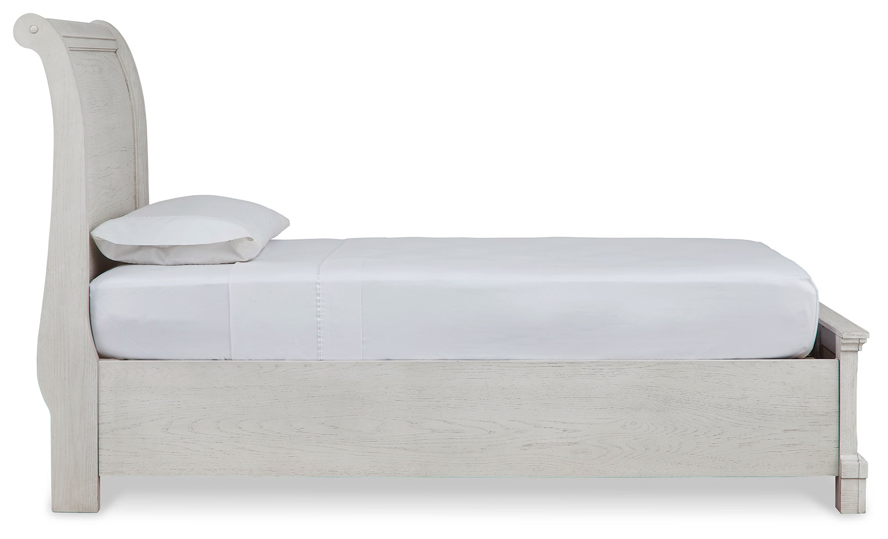 Robbinsdale Twin Storage Bed, Dresser, Mirror and Nightstand