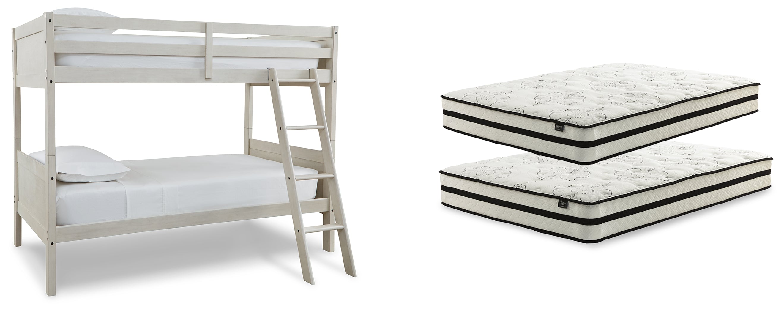 Robbinsdale Bunk Bed and Mattresses