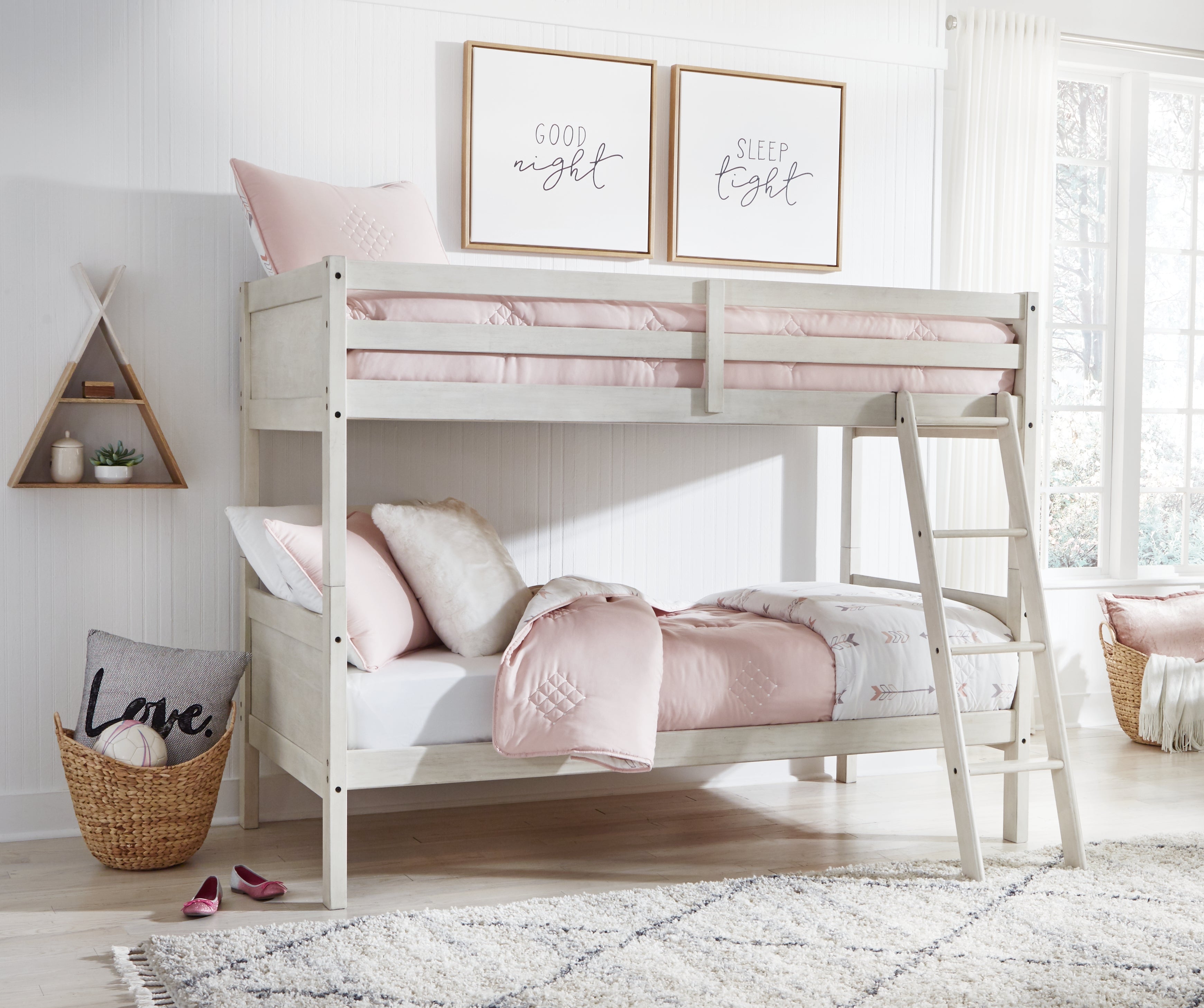 Robbinsdale Bunk Bed and Mattresses