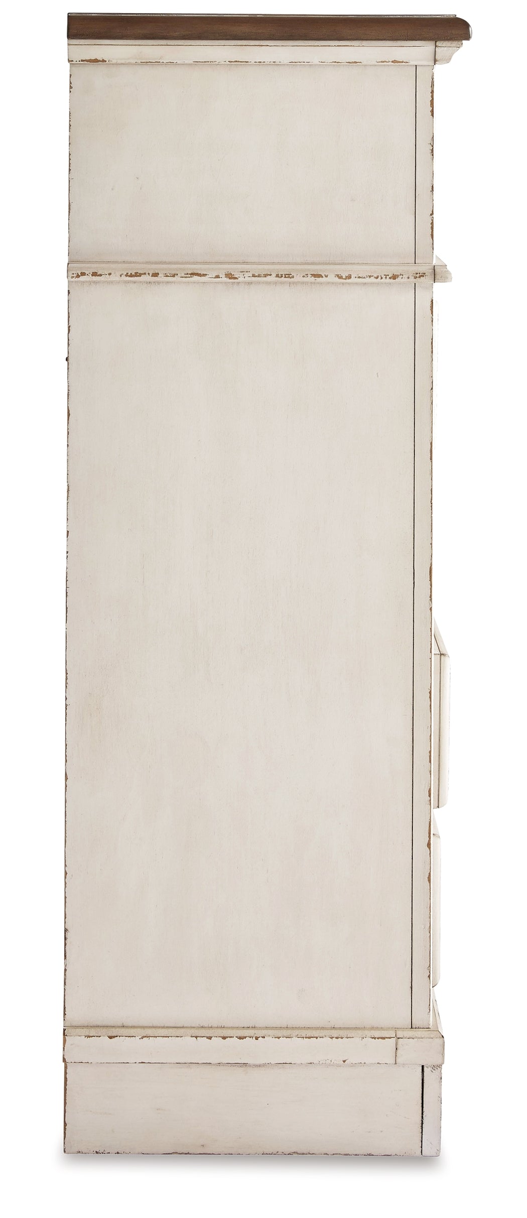 Realyn Full Upholstered Panel Bed, Dresser, Mirror, Chest and 2 Nightstands