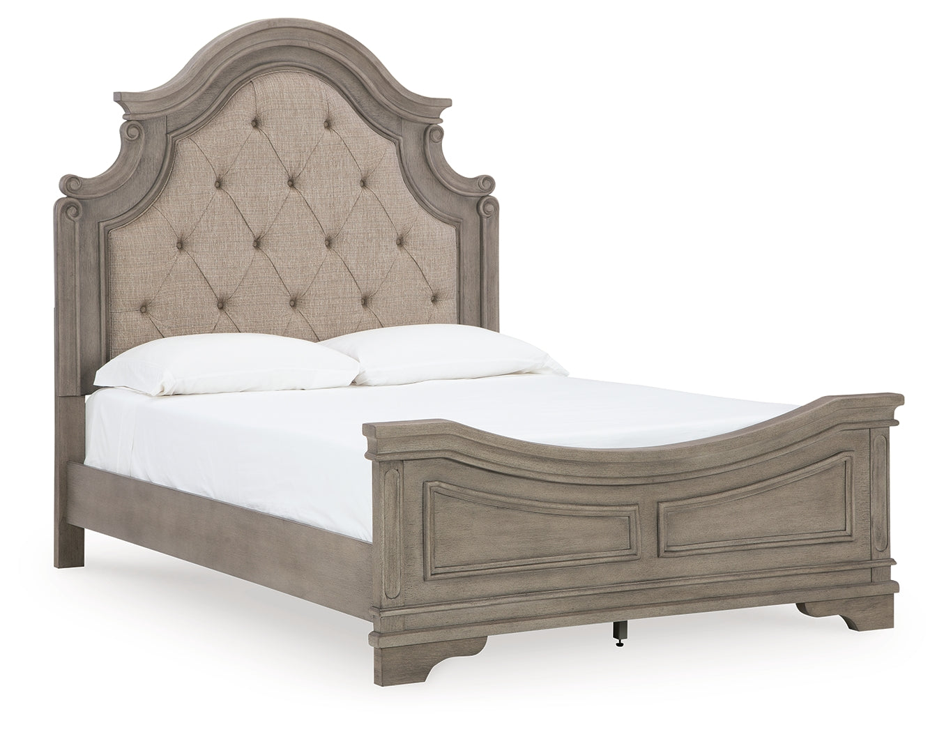 Lodenbay Queen Upholstered Panel Bed, Dresser and Nightstand