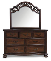 Lavinton Queen Poster Bed, Dresser and Mirror