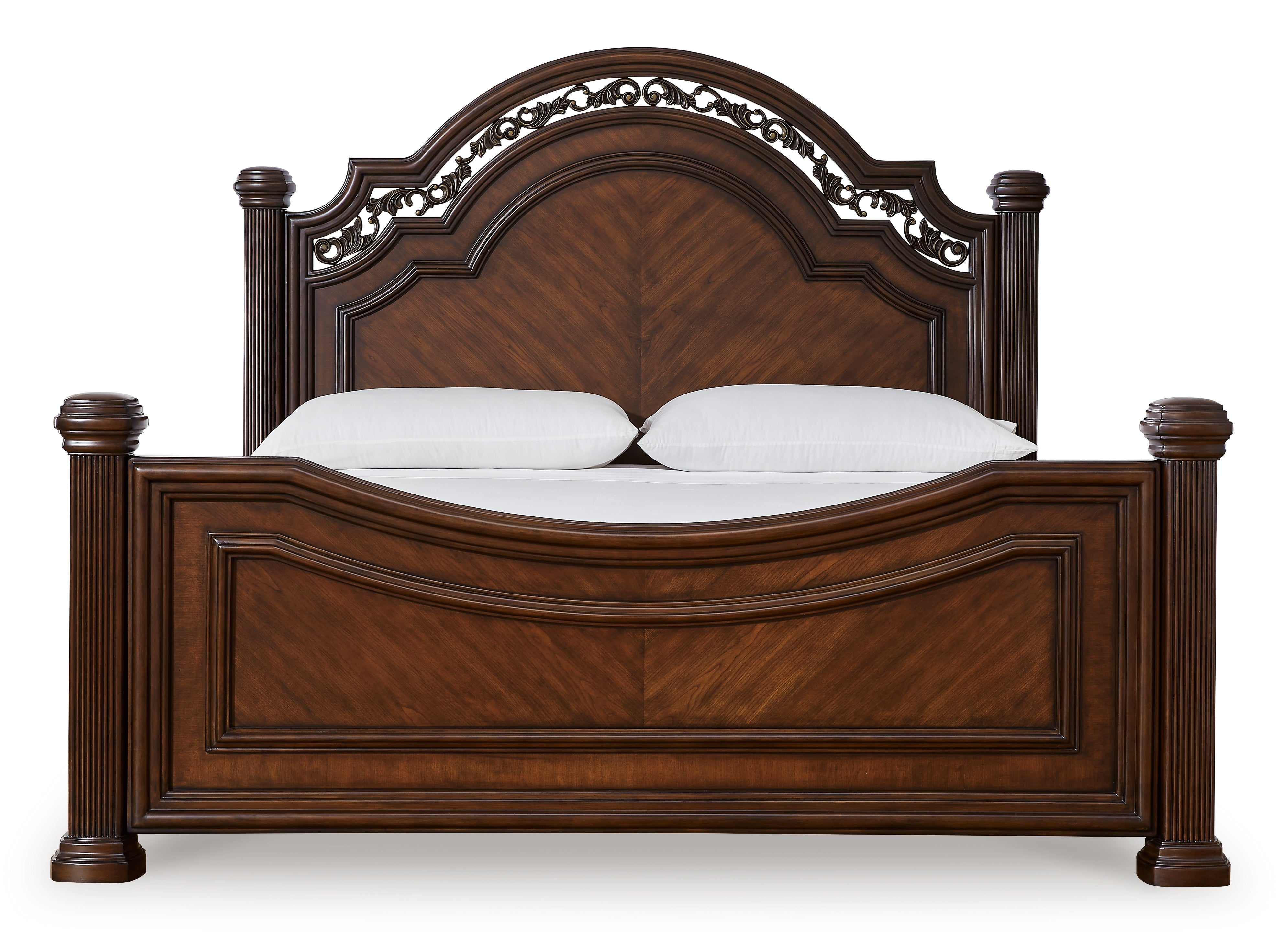 Lavinton Queen Poster Bed, Dresser, Mirror and Nightstand