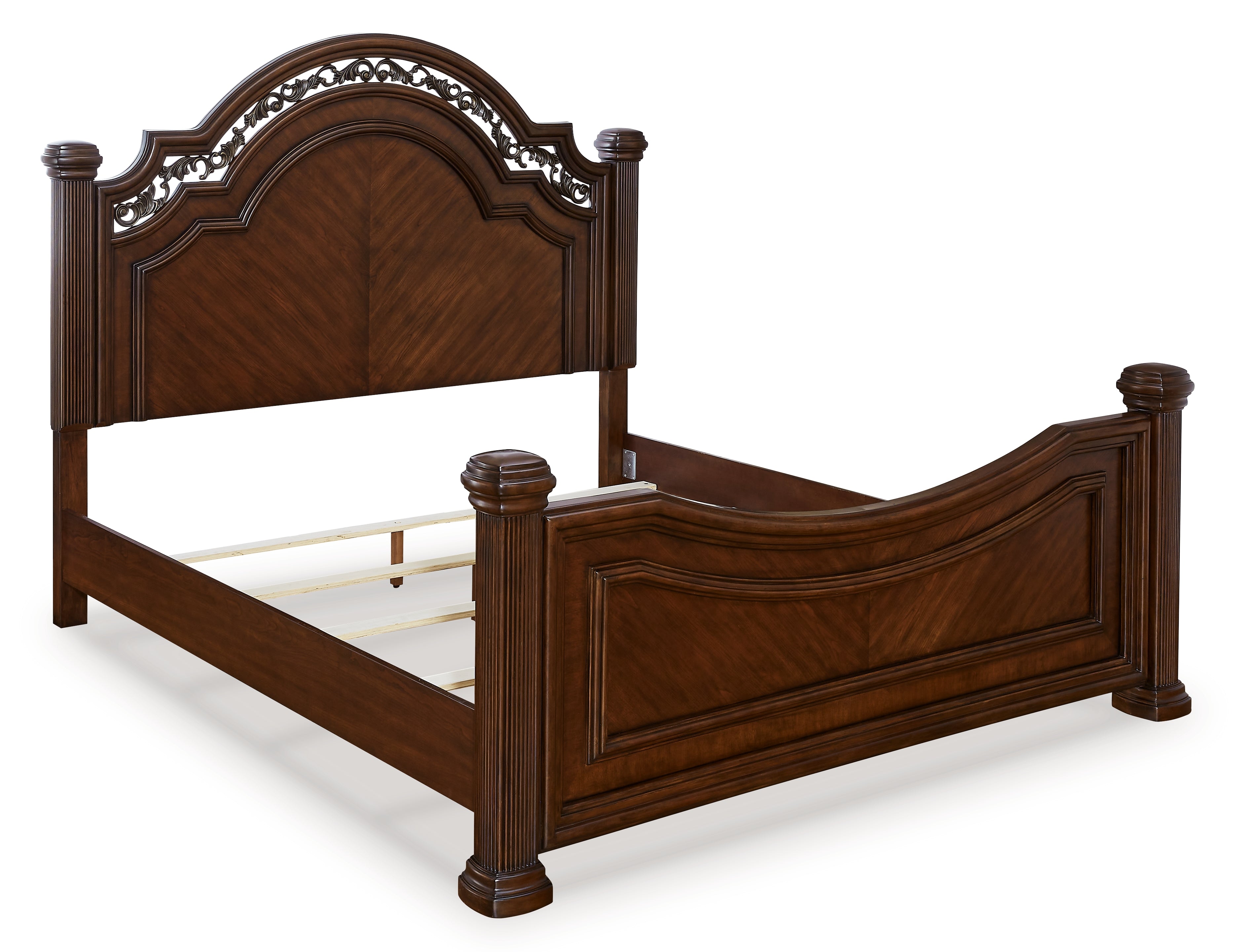Lavinton Queen Poster Bed, Dresser, Mirror and Nightstand