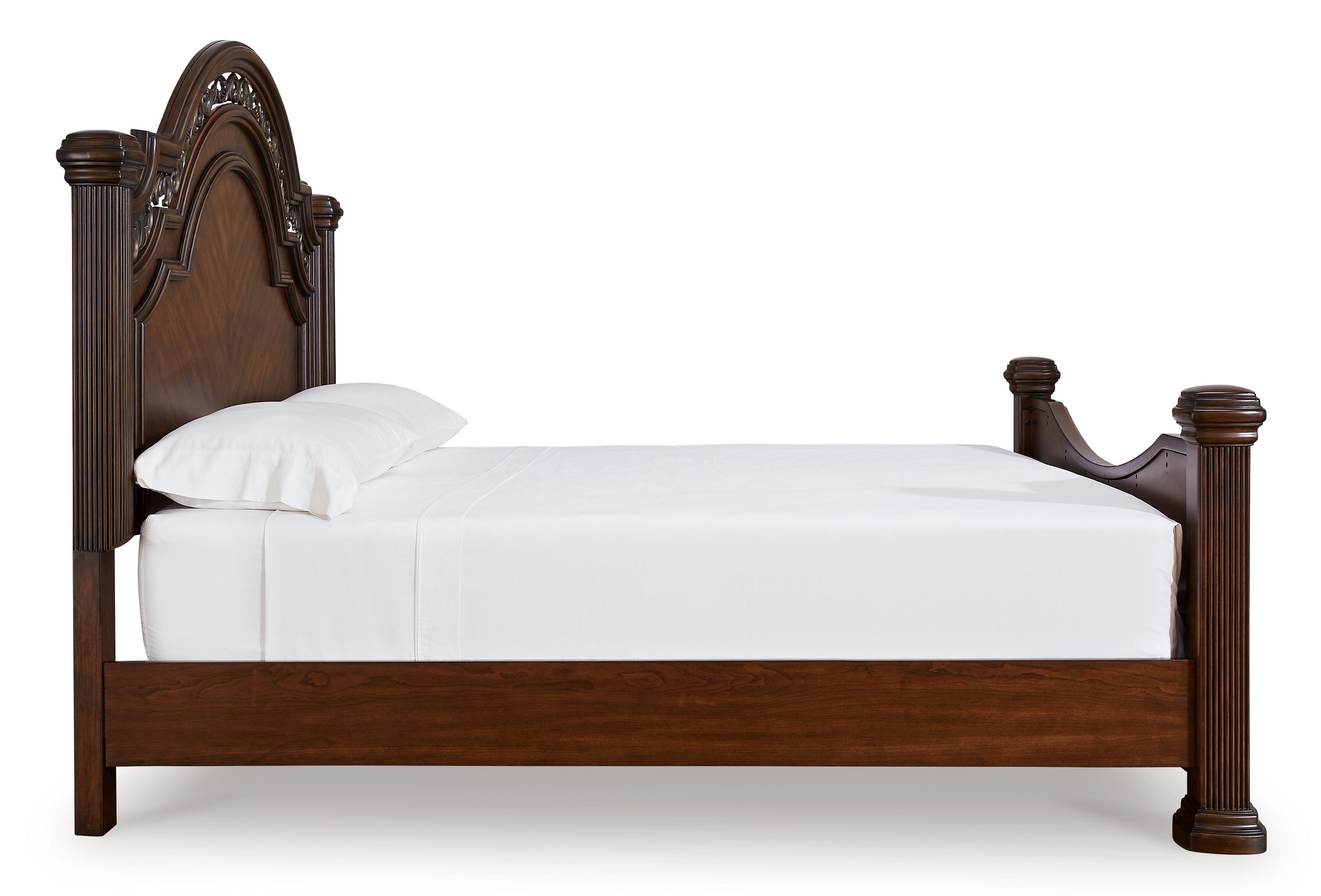 Lavinton Queen Poster Bed, Dresser, Mirror and Nightstand