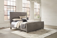 Krystanza California King Upholstered Panel Bed