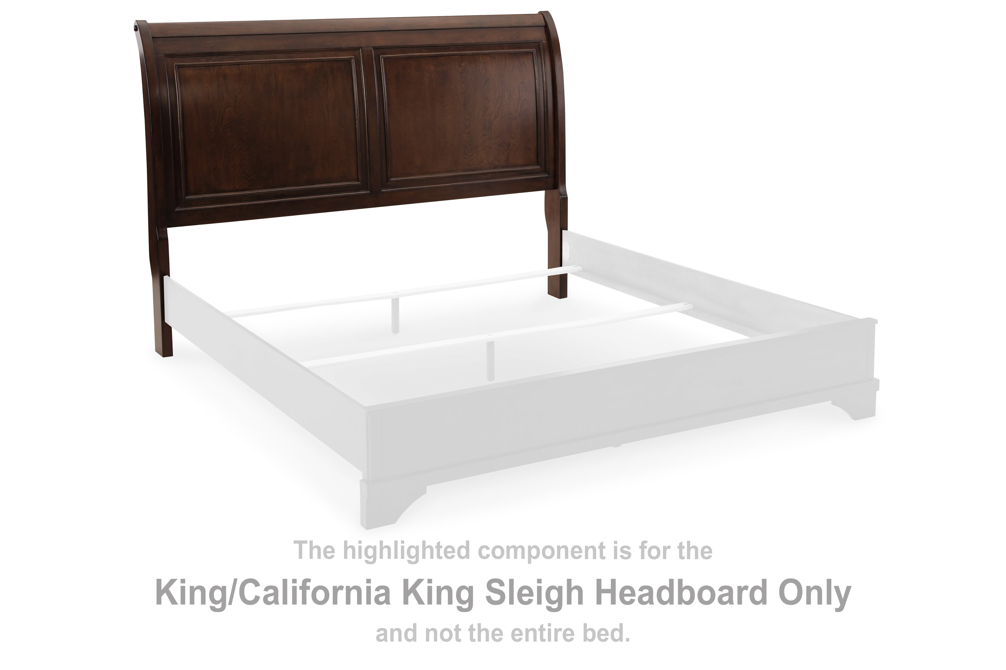 Brookbauer King/California King Sleigh Headboard