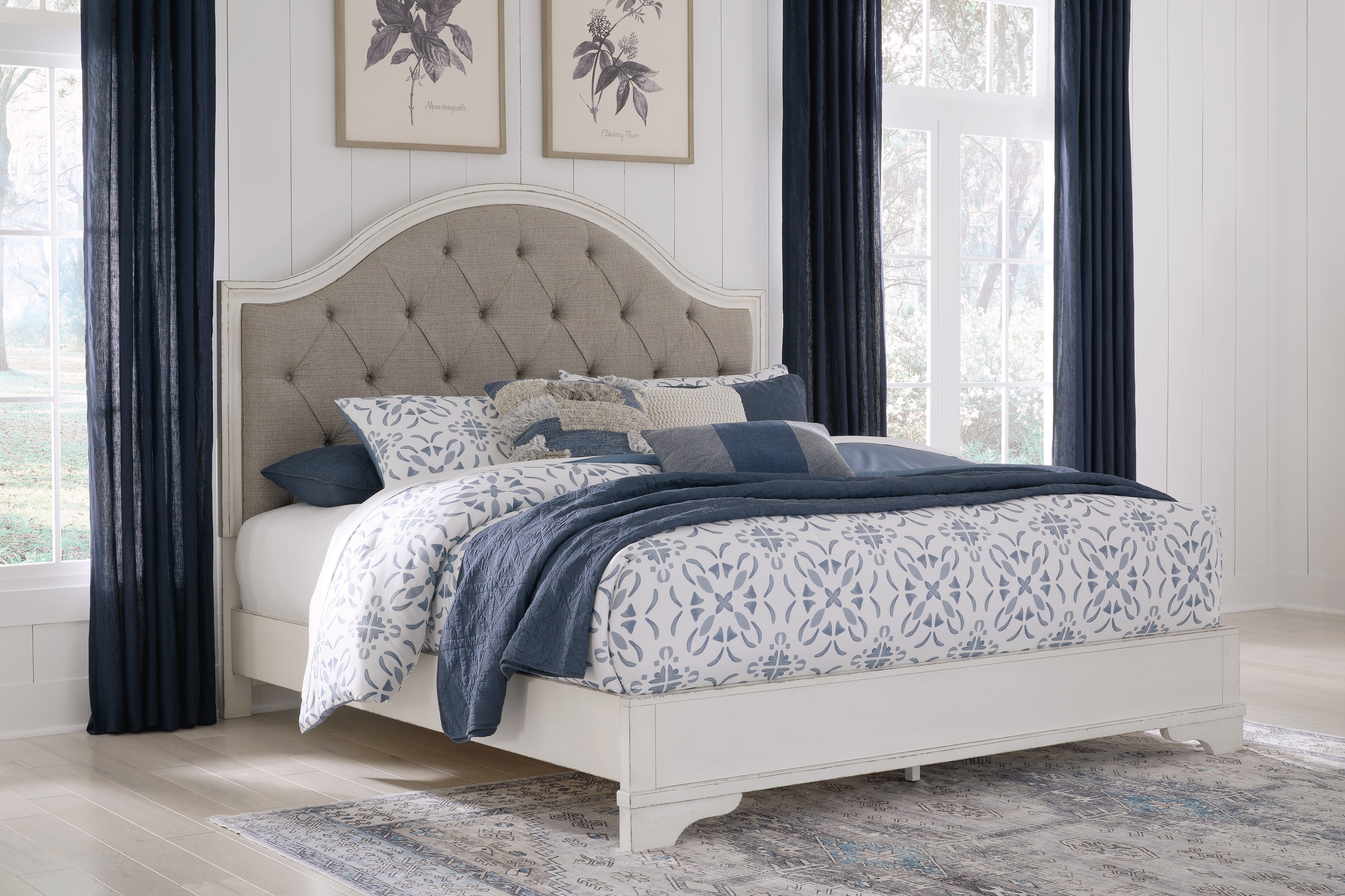 Brollyn King/California King Upholstered Panel Headboard
