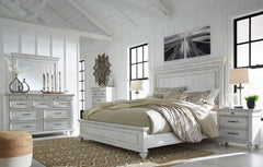 Kanwyn Panel Bedroom Set - Whitewash - MyWaynesHome #