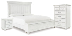 Kanwyn King Panel Storage Bed, Chest and Nightstand