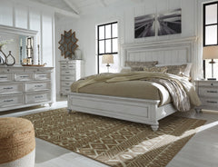 Kanwyn Panel Bedroom Set - Whitewash - MyWaynesHome #