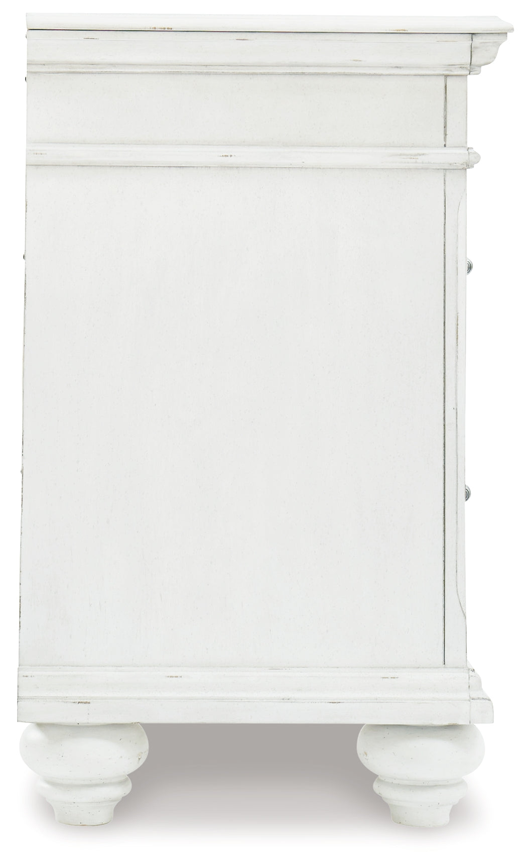 Kanwyn King Upholstered Panel Bed, Dresser and Nightstand