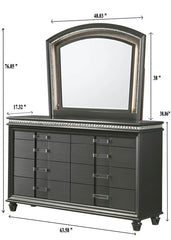 Adira Gray Dresser - MyWaynesHome #