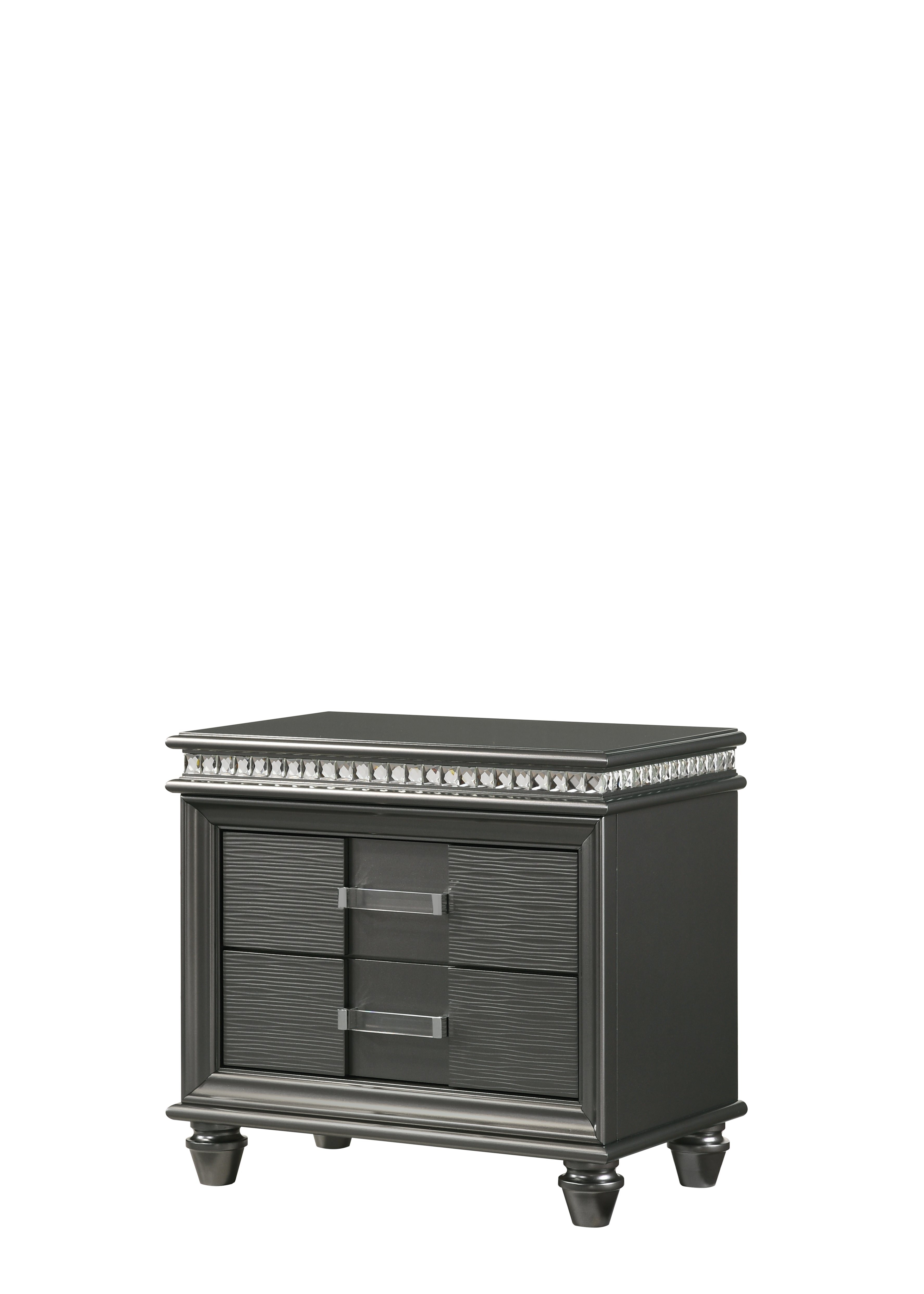 Adira Gray Nightstand - MyWaynesHome #