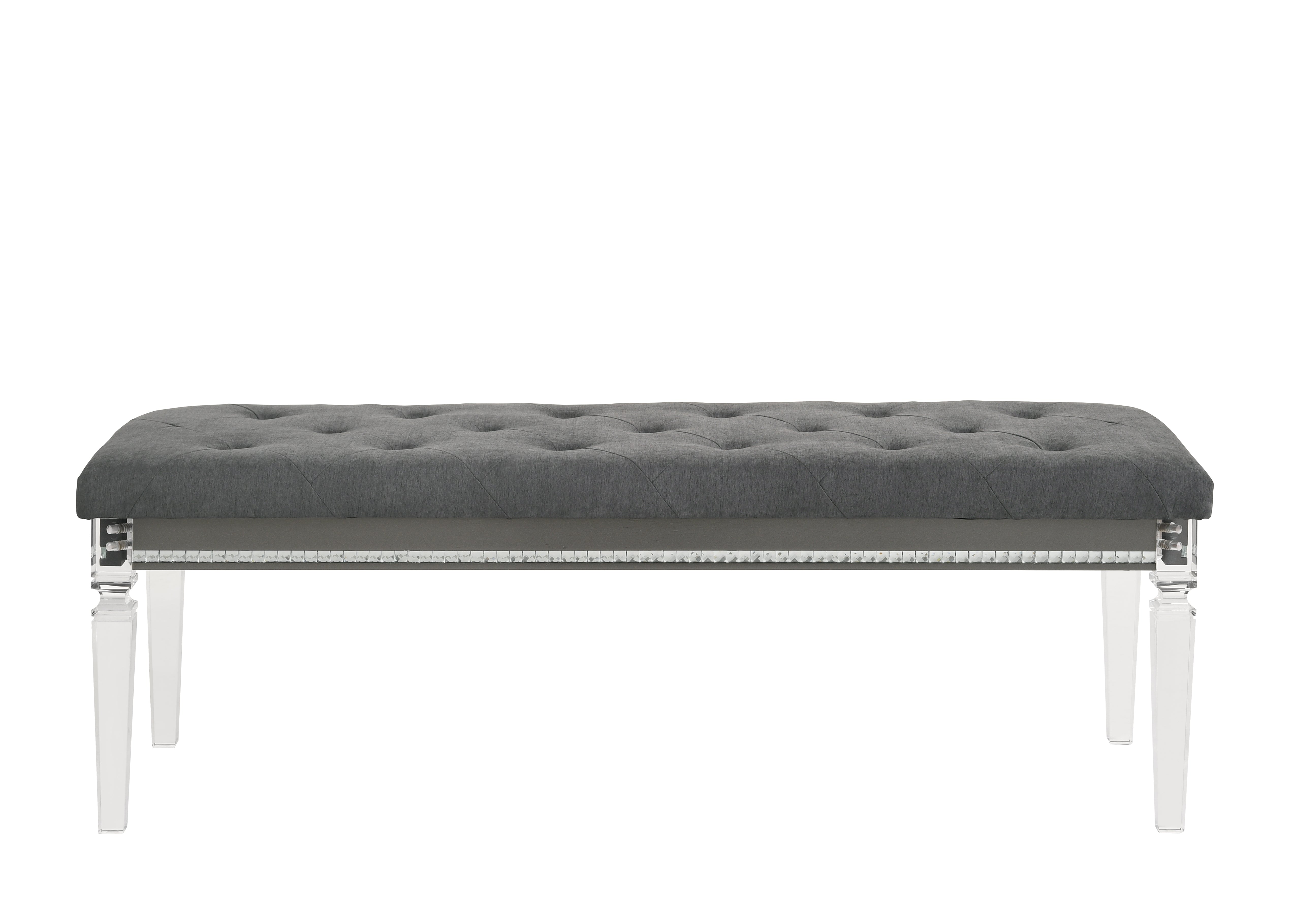 Giovani Dark Gray Bedroom Bench - MyWaynesHome #